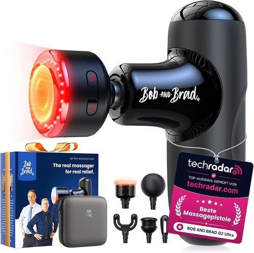 Massagepistole Q2 Ultra mit Infrarot-Heizmassagekopf Mini