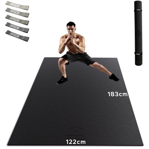 Yogamatte XXL Sportmatte Fitnessmatte Rutschfest 183x122cm