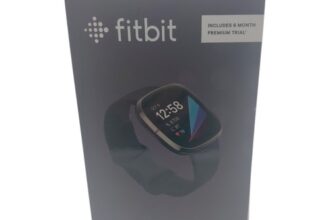 Fitbit Sense Graphit Smartwatch Karbon Fitness