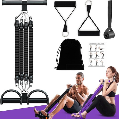 2026 Widerstandsband Set 45kg Bauchtrainer Fitnessgerät