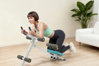 Bauchtrainer Bauchmuskeltrainer Trainingsgerät Ab Roller mit