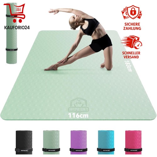 Yogamatte XXL Rutschfest Extra Groß 198cm