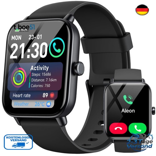 AEAC Smartwatch Herren Damen Fitness Tracker