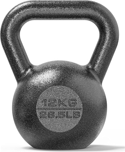 Kettlebell Gusseisen 4-24kg Schwarz Schwunghantel Kugelgewicht
