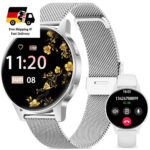 Smartwatch Damen 1,27 TFT Touchscreen Fitness