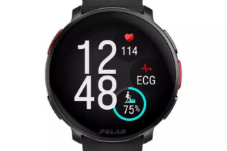 Polar Vantage V3 schwarz Sportuhr Armbanduhr